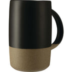 RockHill Vintage Finish Ceramic Mug, 17 oz - Black - Front 2