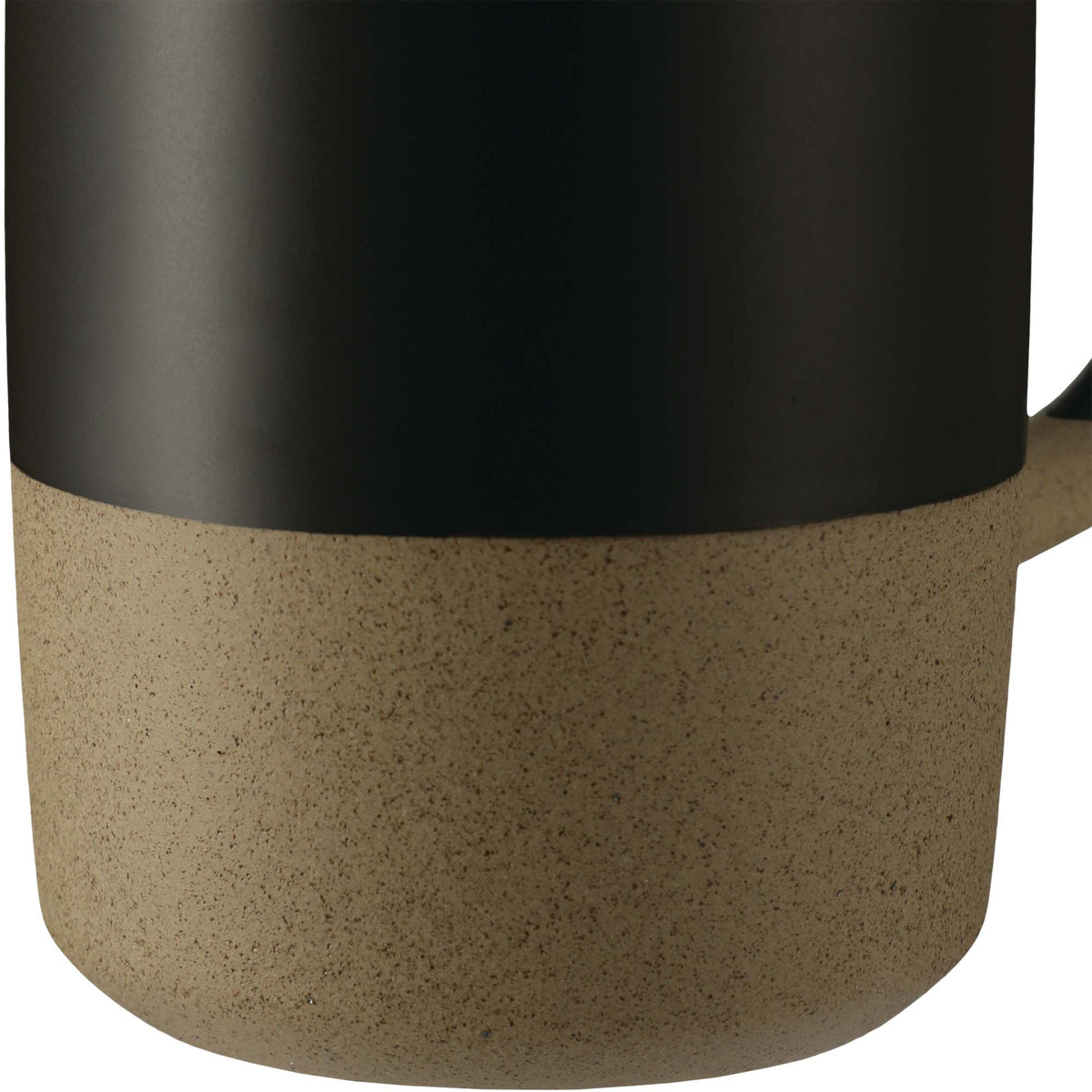 RockHill Vintage Finish Ceramic Mug, 17 oz - Black - Photo