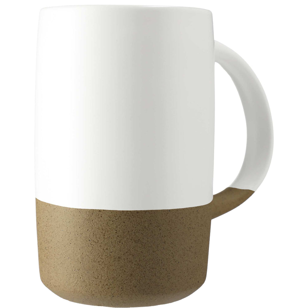 RockHill Vintage Finish Ceramic Mug, 17 oz - White - Front 2