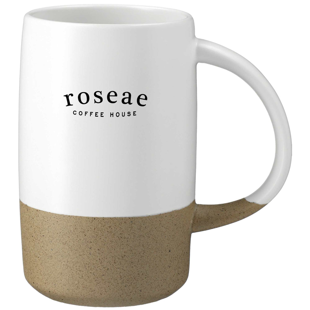RockHill Vintage Finish Ceramic Mug, 17 oz - White - Front