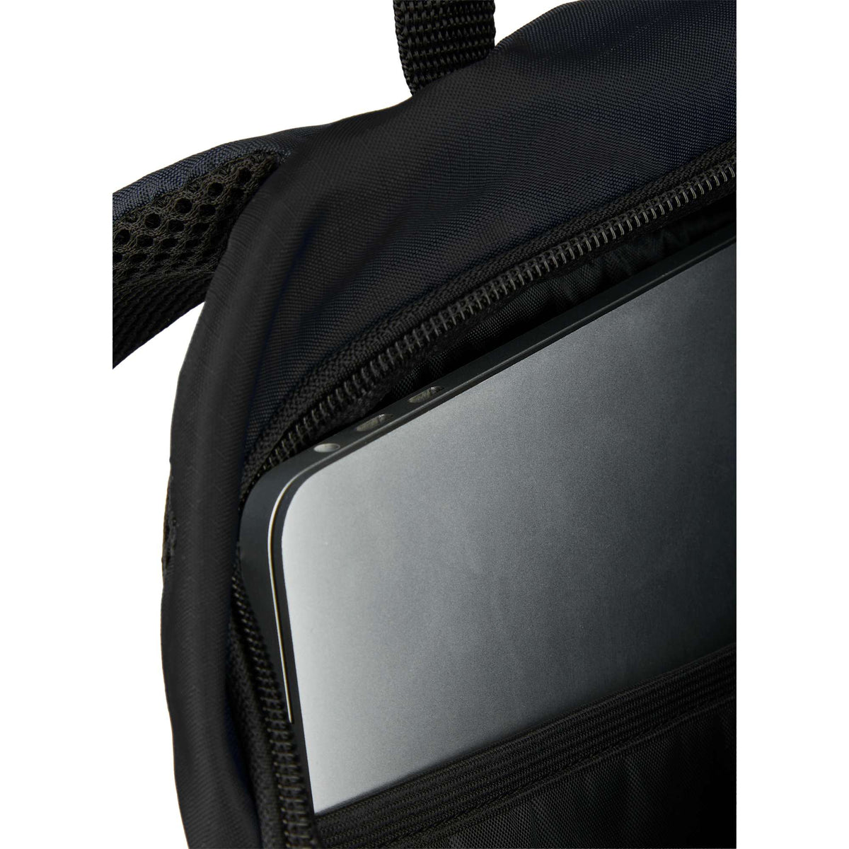 Rocky Ripstop Laptop Backpack in Recycled PET, 15 Inch - Black - Detail