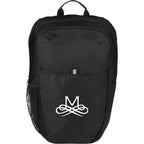 Rocky Ripstop Laptop Backpack in Recycled PET, 15 Inch - Black - Front