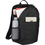 Rocky Ripstop Laptop Backpack in Recycled PET, 15 Inch - Black - Propped