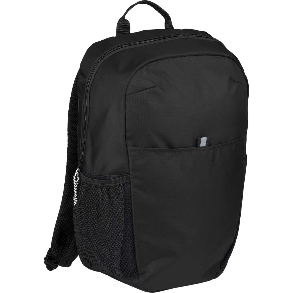 Rocky Ripstop Laptop Backpack in Recycled PET, 15 Inch - Black - Right Angle