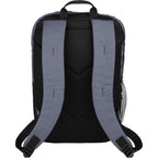 Rocky Ripstop Laptop Backpack in Recycled PET, 15 Inch - Gray - Back