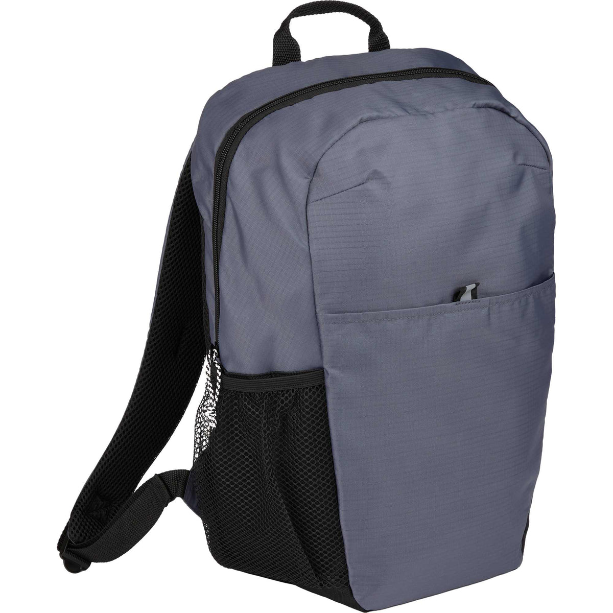 Rocky Ripstop Laptop Backpack in Recycled PET, 15 Inch - Gray - Right Angle