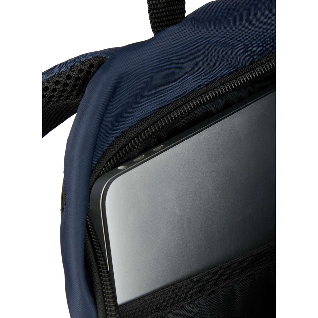 Rocky Ripstop Laptop Backpack in Recycled PET, 15 Inch - Navy - Detail