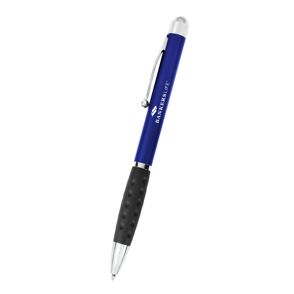 Roll and Write Fidget Pen - Blue - Silk Screen