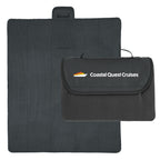 Roll-Up Blanket in Recycled PET, Extra Large - Charcoal - Colorbrite