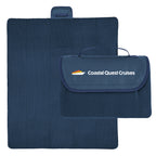 Roll-Up Blanket in Recycled PET, Extra Large - Dark Blue - Colorbrite