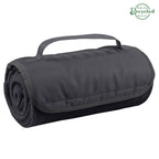 Roll-Up Blanket, Recycled - Charcoal - Folded