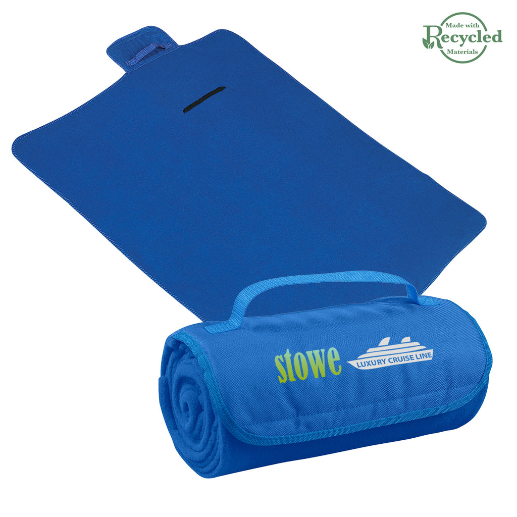 Roll-Up Blanket, Recycled - Royal Blue - Colorbrite