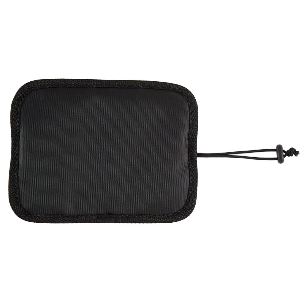 Roll-Up Organizer for Electronics - Black with Gray - Open_Blank