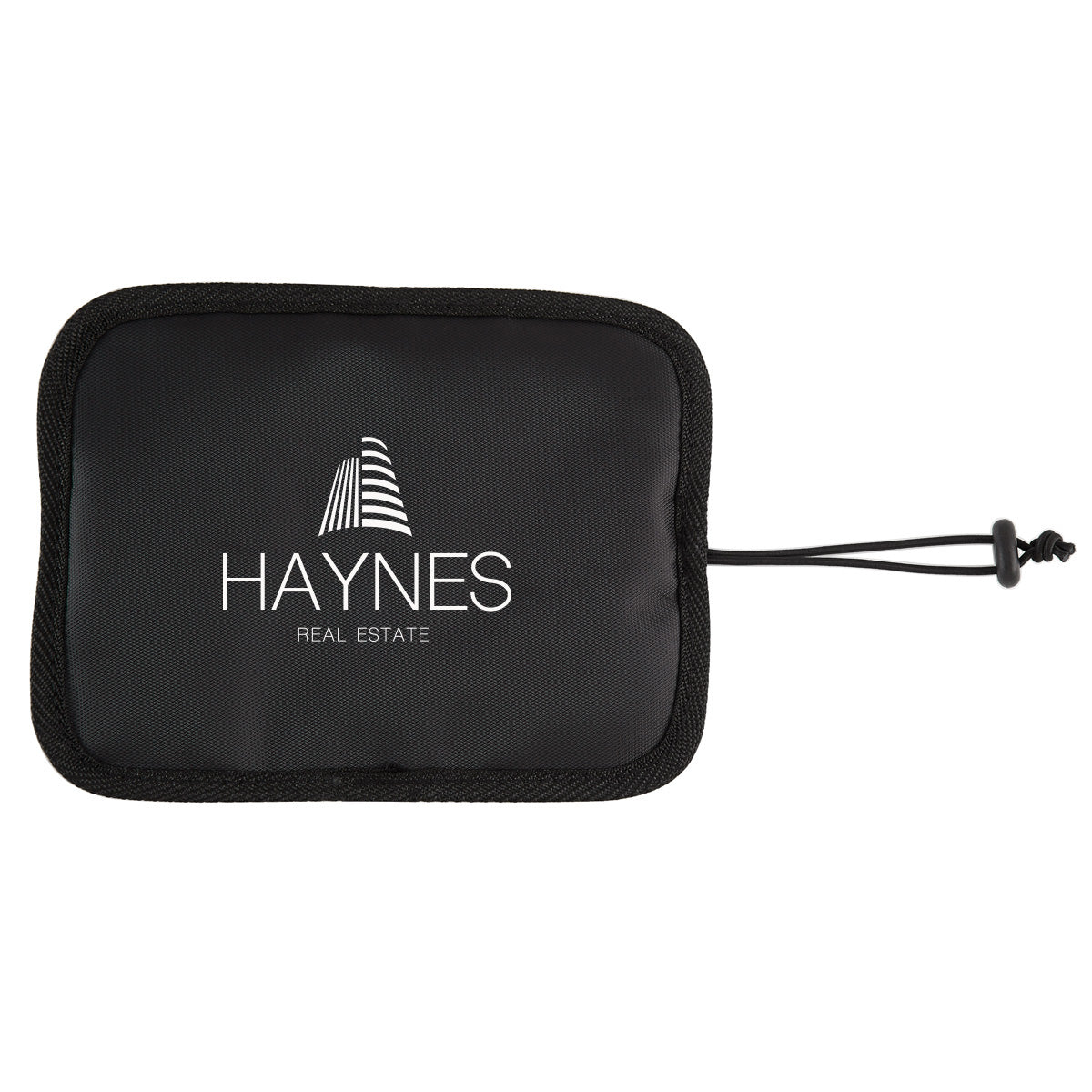 Roll-Up Organizer for Electronics - Black with Gray - Open_Optional_Silkscreen