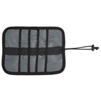 Roll-Up Organizer for Electronics - Black with Gray - Open