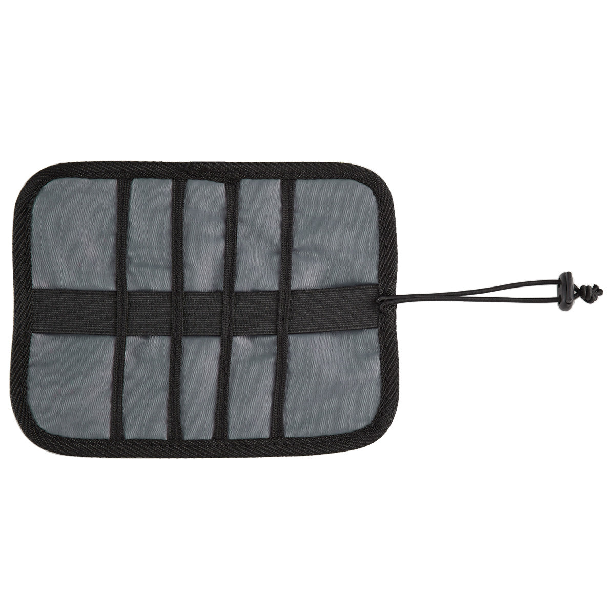 Roll-Up Organizer for Electronics - Black with Gray - Open