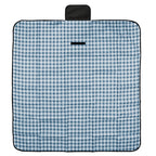 Roll-Up Picnic Blanket in Gingham - Open