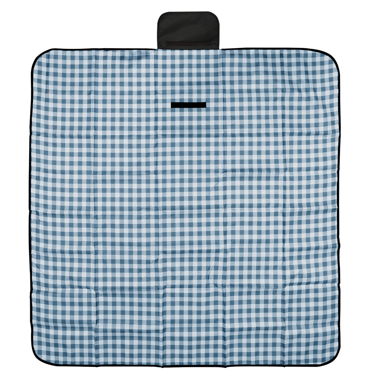 Roll-Up Picnic Blanket in Gingham - Open
