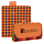 Roll-Up Picnic Blanket in Recycled PET Embroidery - Silk Screen