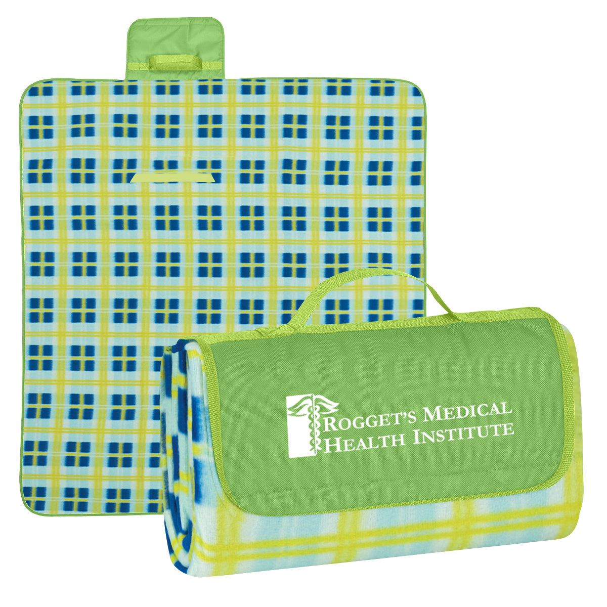 Roll-Up Picnic Blanket in Recycled PET - Silk Screen