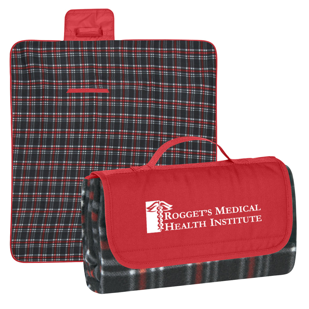 Roll-Up Picnic Blanket in Recycled PET - Silk Screen
