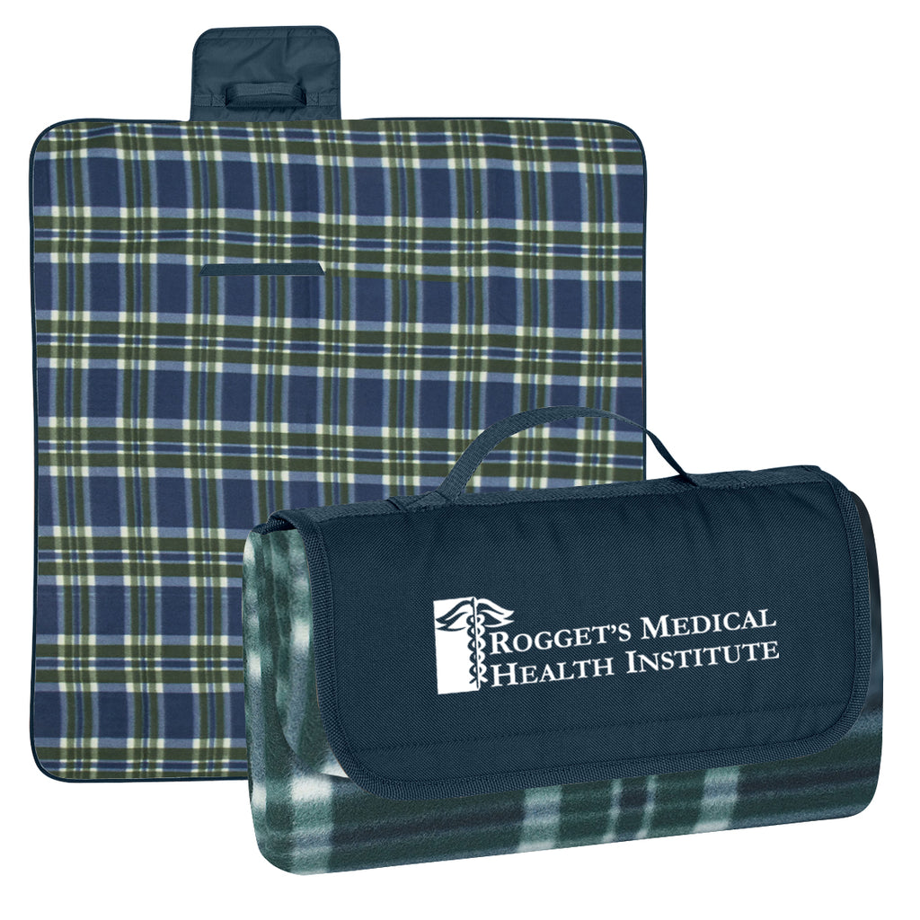 Roll-Up Picnic Blanket in Recycled PET - Silk Screen