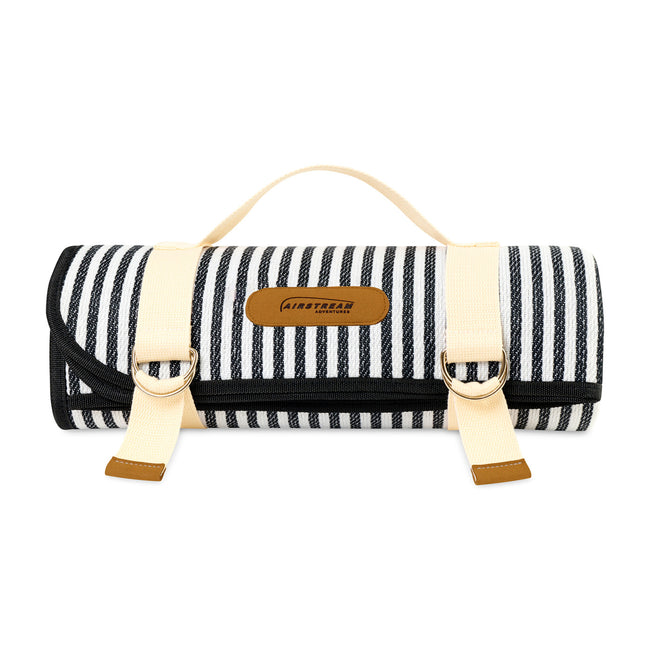 Roll-Up Picnic Blanket in Recycled Polyester, 60 x 50 Inches Laser Engraving