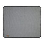 Roll-Up Picnic Blanket in Recycled Polyester, 60 x 50 Inches Laser Engraving - Black & White Stripes - View 2