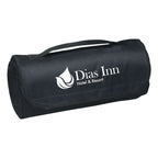 Roll-Up Sweatshirt Blanket Embroidery - Black - Silk Screen