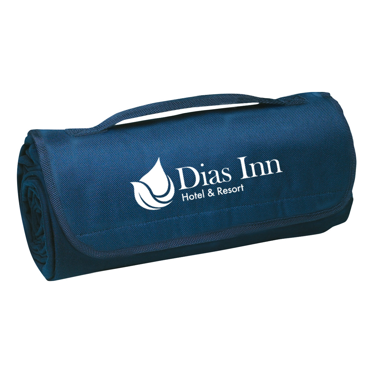 Roll-Up Sweatshirt Blanket Embroidery - Dark Blue - Silk Screen
