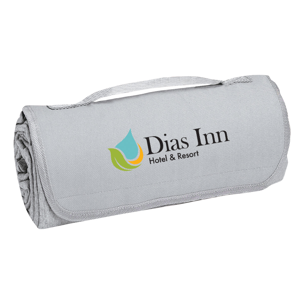 Roll-Up Sweatshirt Blanket Embroidery - Gray - Colorbrite