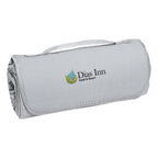 Roll-Up Sweatshirt Blanket Embroidery - Gray - Embroidery