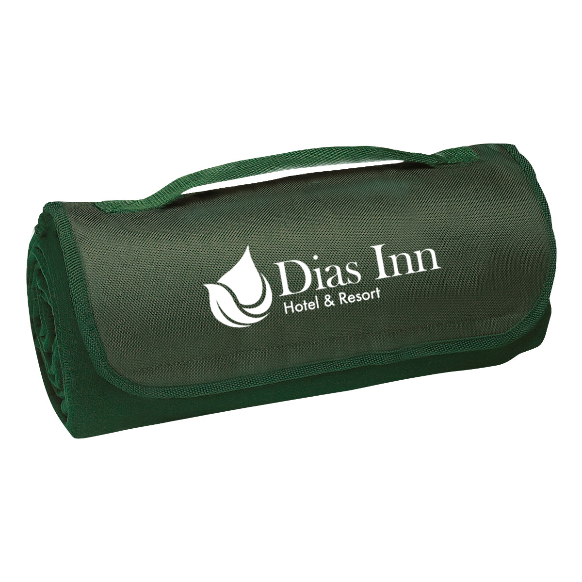 Roll-Up Sweatshirt Blanket Embroidery - Hunter Green - Silk Screen