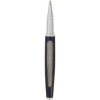 Rollerball Pen in 91% Recycled Stainless Steel - Navy - Cap