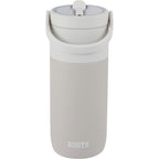 Roots Insulated Travel Tumbler with Ceramic Lining, 20 oz Full Color - Cream - Back
