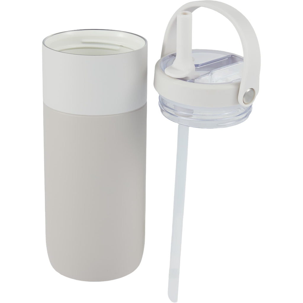 Roots Insulated Travel Tumbler with Ceramic Lining, 20 oz Full Color - Cream - Detail