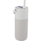 Roots Insulated Travel Tumbler with Ceramic Lining, 20 oz Full Color - Cream - Right Angle