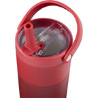 Roots Insulated Travel Tumbler with Ceramic Lining, 20 oz Full Color - Red - Detail 2