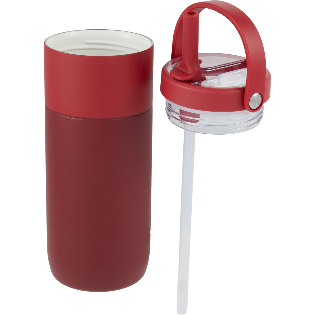 Roots Insulated Travel Tumbler with Ceramic Lining, 20 oz Full Color - Red - Detail