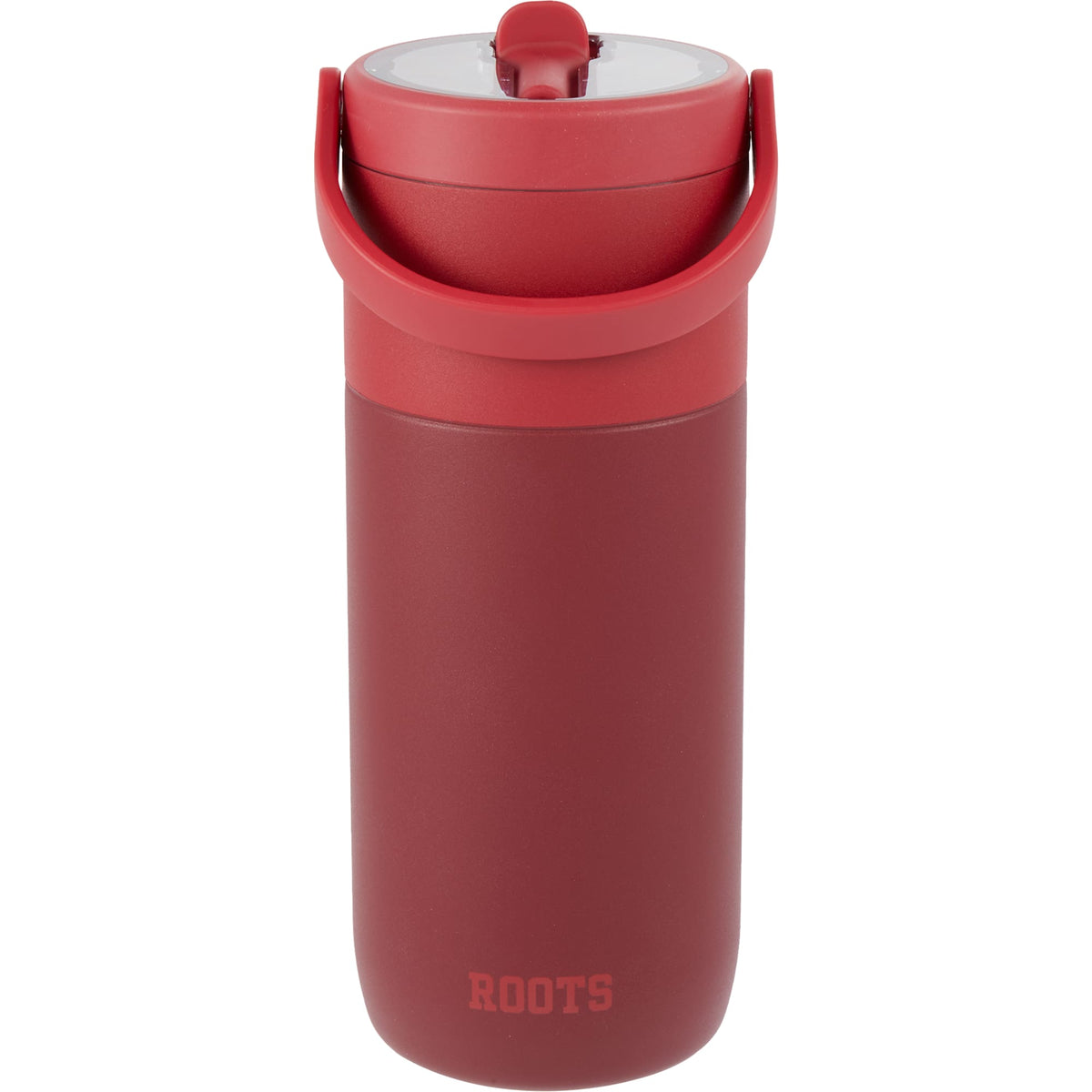 Roots Insulated Travel Tumbler with Ceramic Lining, 20 oz - Red - Back