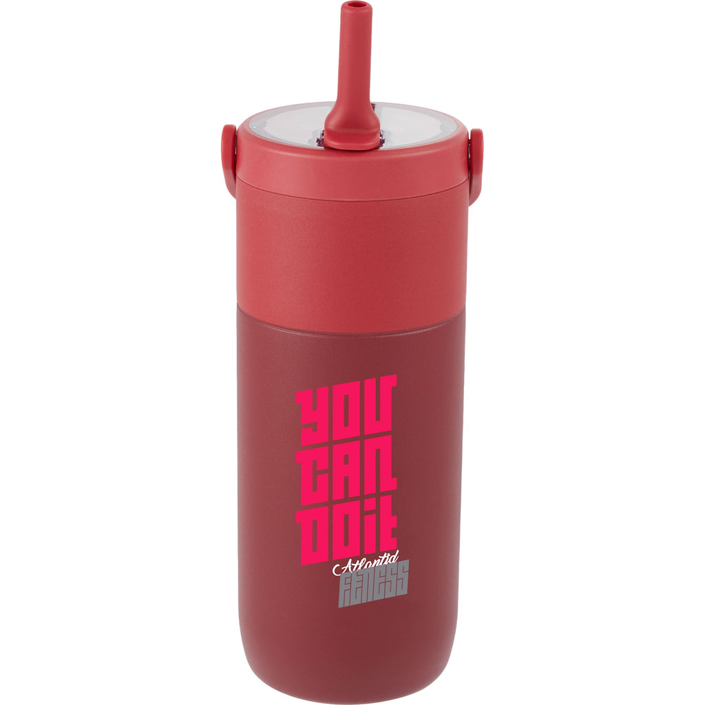 Roots Insulated Travel Tumbler with Ceramic Lining, 20 oz - Red - Front