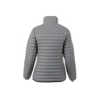 Roots73 Beechriver Lightweight Down Puffer Jacket for Women Embroidery - Quarry - Flat