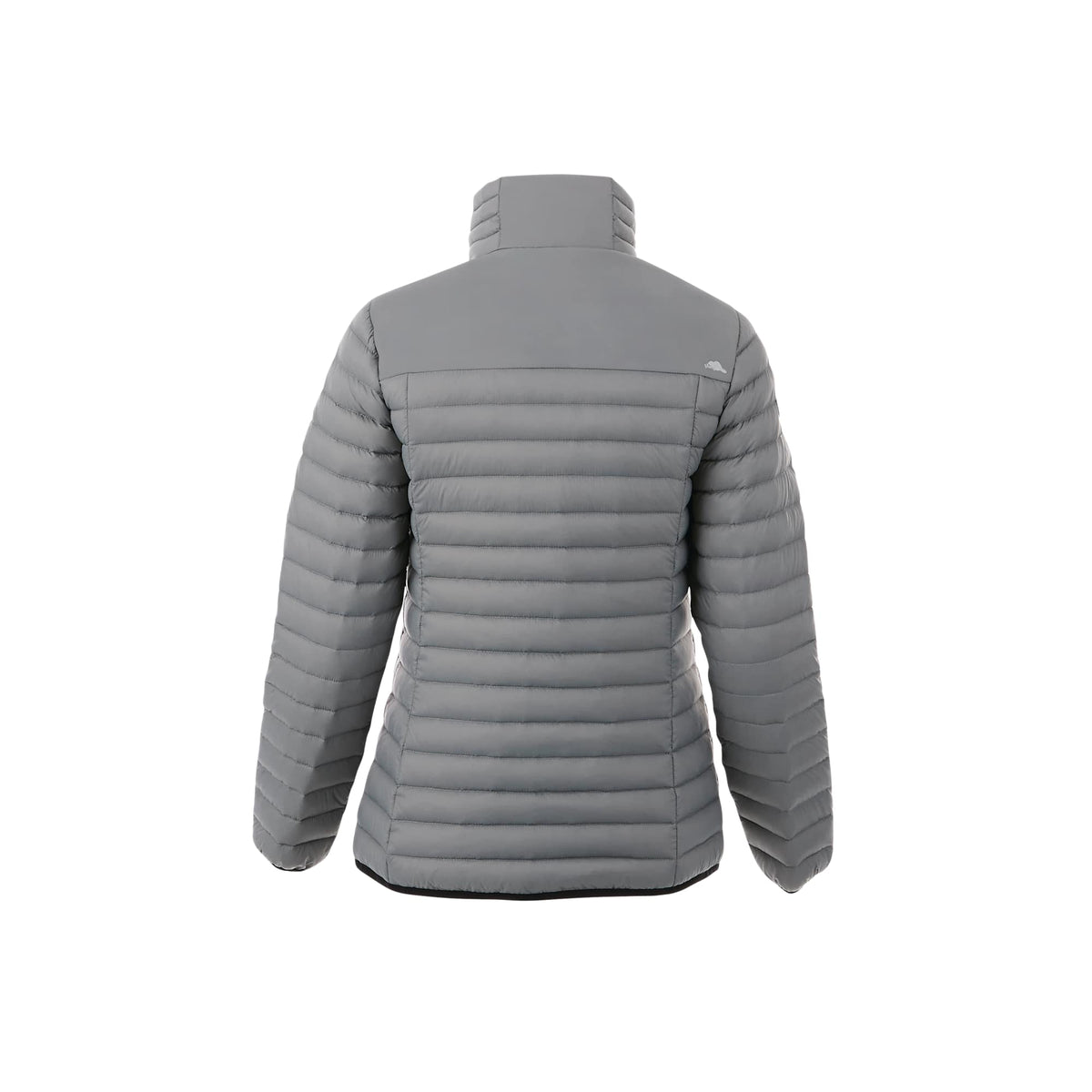 Roots73 Beechriver Lightweight Down Puffer Jacket for Women Embroidery - Quarry - Flat
