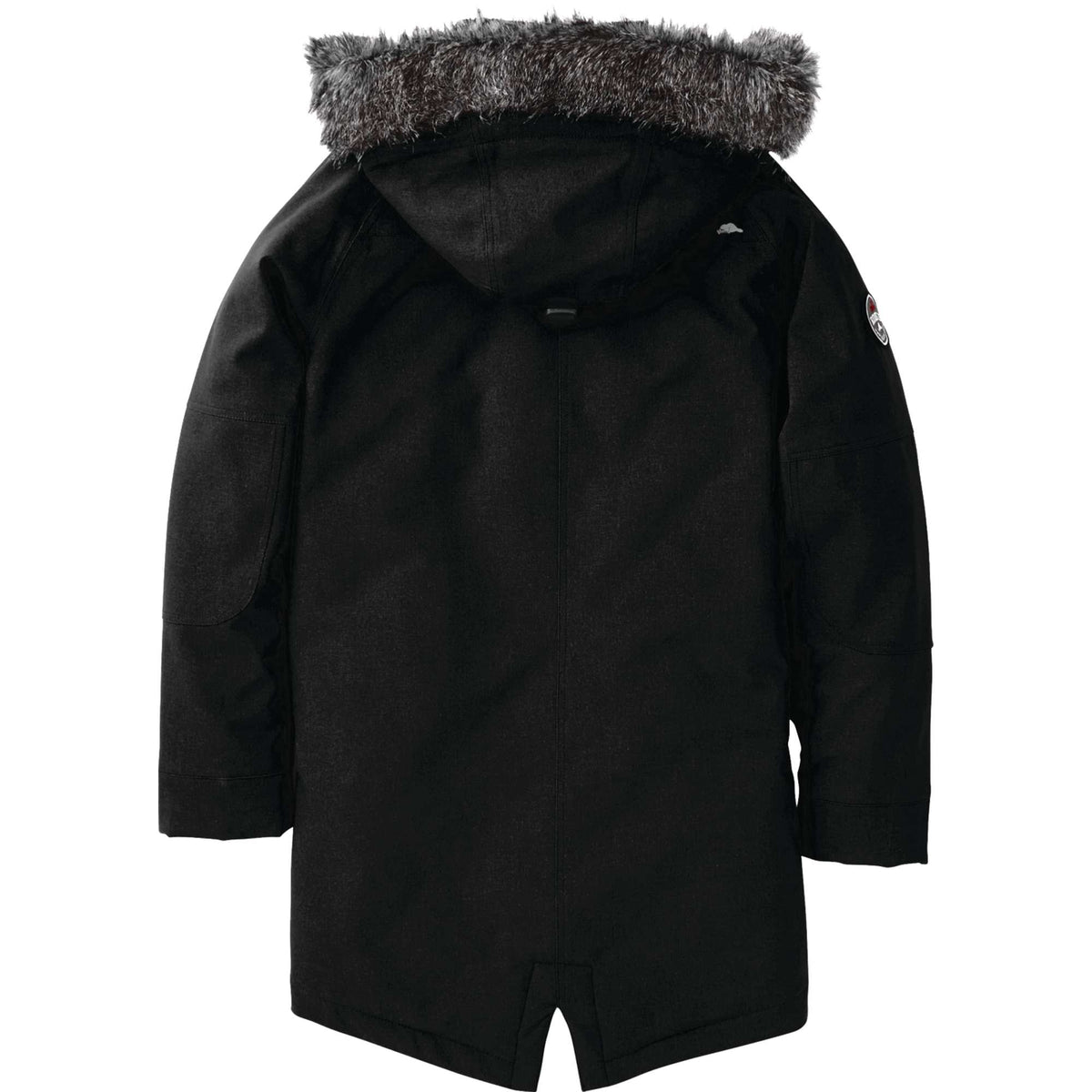 Roots73 Bridgewater Insulated Waterproof Parka for Men Laser Engraving - Black - Back Flat