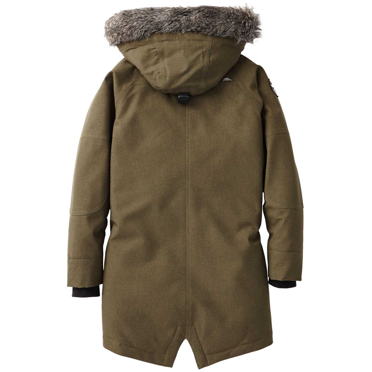 Roots73 Bridgewater Insulated Waterproof Parka for Women Debossing - Loden - Back Flat