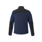 Roots73 Briggspoint Microfleece Full Zip Jacket for Men Embroidery - Atlantic Navy/Black - Back Flat