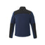 Roots73 Briggspoint Microfleece Full Zip Jacket for Men Embroidery - Atlantic Navy/Black - Back Flat