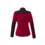Roots73 Briggspoint Microfleece Full Zip Jacket for Women Embroidery - Dark Red/Black - Back Flat
