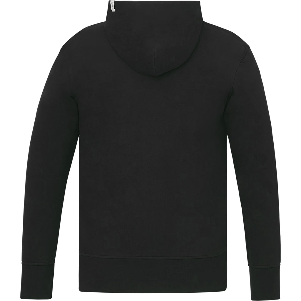 Roots73 Canmore Eco French Terry Full Zip Hoodie for Men Embroidery - Black - Back