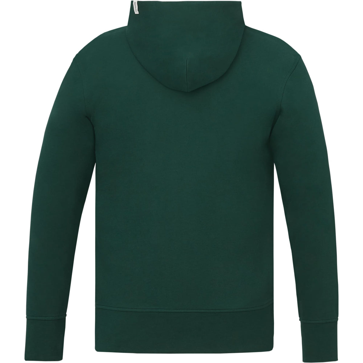 Roots73 Canmore Eco French Terry Full Zip Hoodie for Men Embroidery - Evergreen - Back